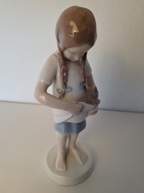 Bing & Grøndahl - Pige med kat